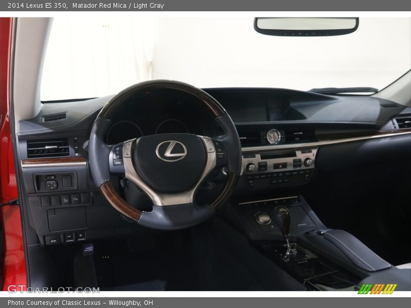Matador Red Mica / Light Gray 2014 Lexus ES 350