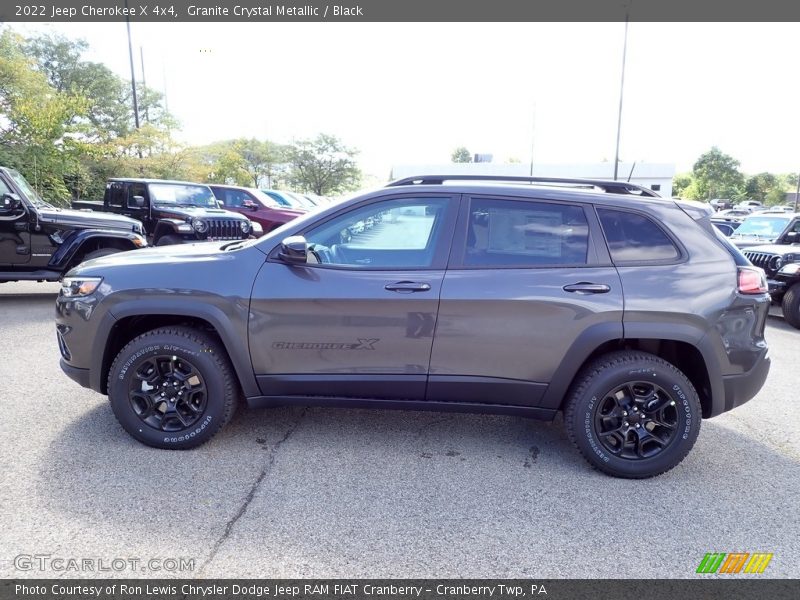 Granite Crystal Metallic / Black 2022 Jeep Cherokee X 4x4