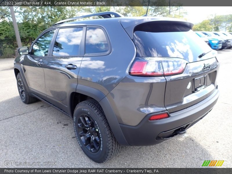 Granite Crystal Metallic / Black 2022 Jeep Cherokee X 4x4