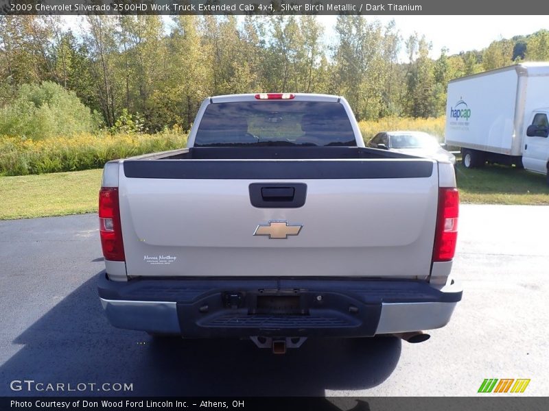 Silver Birch Metallic / Dark Titanium 2009 Chevrolet Silverado 2500HD Work Truck Extended Cab 4x4