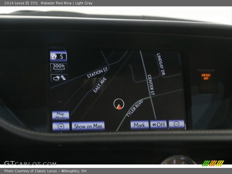 Matador Red Mica / Light Gray 2014 Lexus ES 350