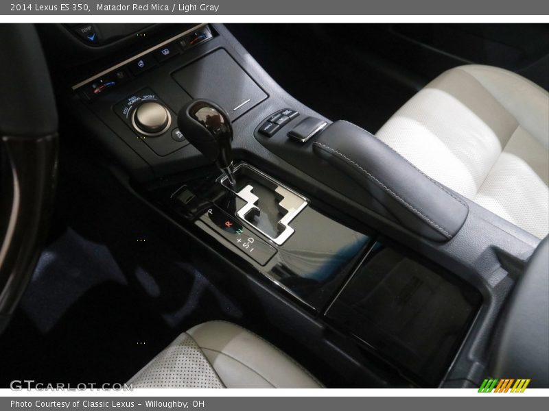 Matador Red Mica / Light Gray 2014 Lexus ES 350