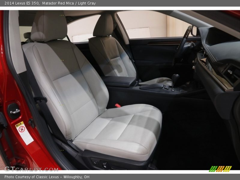 Matador Red Mica / Light Gray 2014 Lexus ES 350