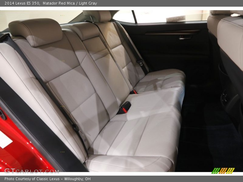Matador Red Mica / Light Gray 2014 Lexus ES 350