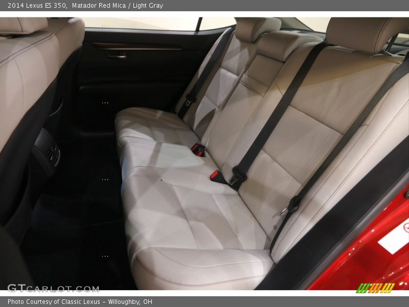 Matador Red Mica / Light Gray 2014 Lexus ES 350