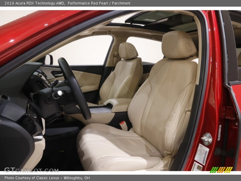 Performance Red Pearl / Parchment 2019 Acura RDX Technology AWD