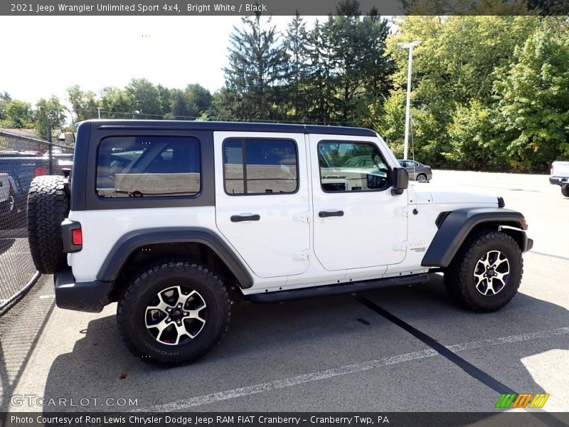 Bright White / Black 2021 Jeep Wrangler Unlimited Sport 4x4