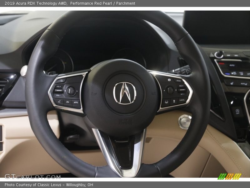Performance Red Pearl / Parchment 2019 Acura RDX Technology AWD