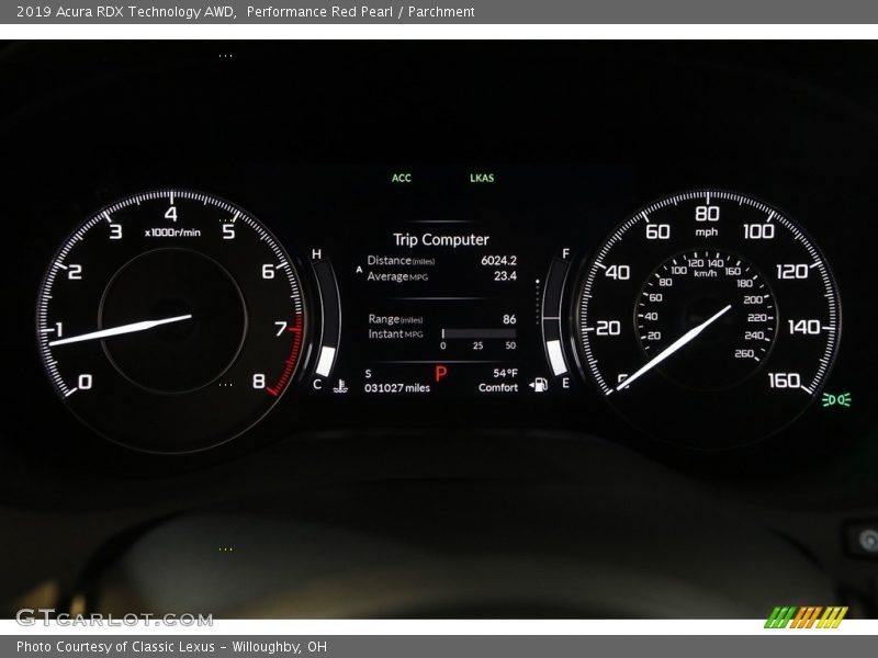Performance Red Pearl / Parchment 2019 Acura RDX Technology AWD