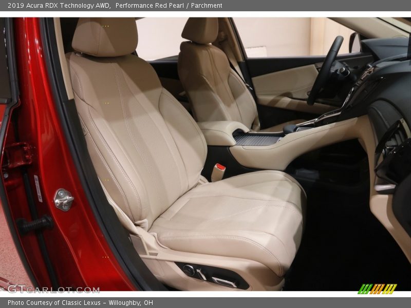 Performance Red Pearl / Parchment 2019 Acura RDX Technology AWD