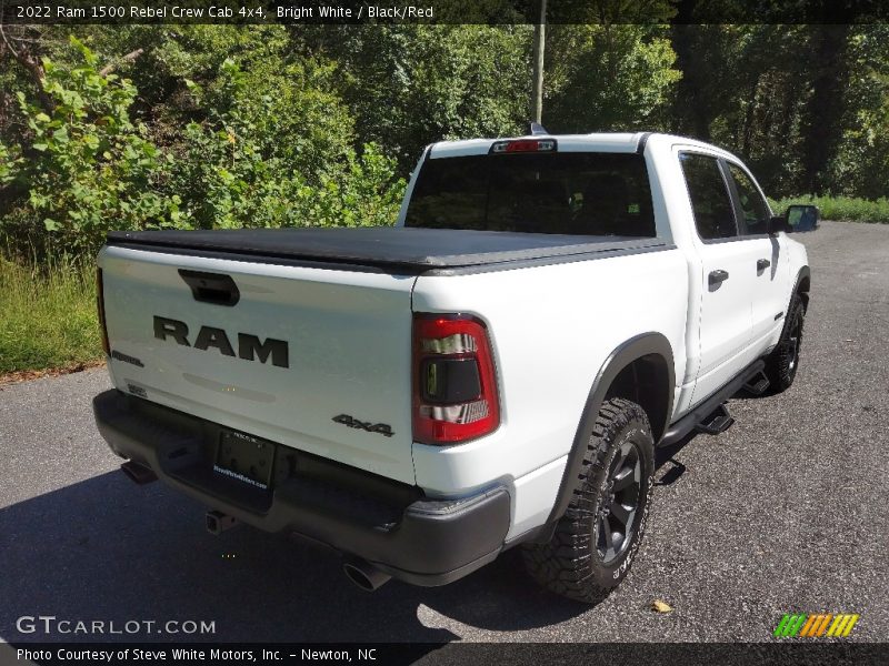 Bright White / Black/Red 2022 Ram 1500 Rebel Crew Cab 4x4