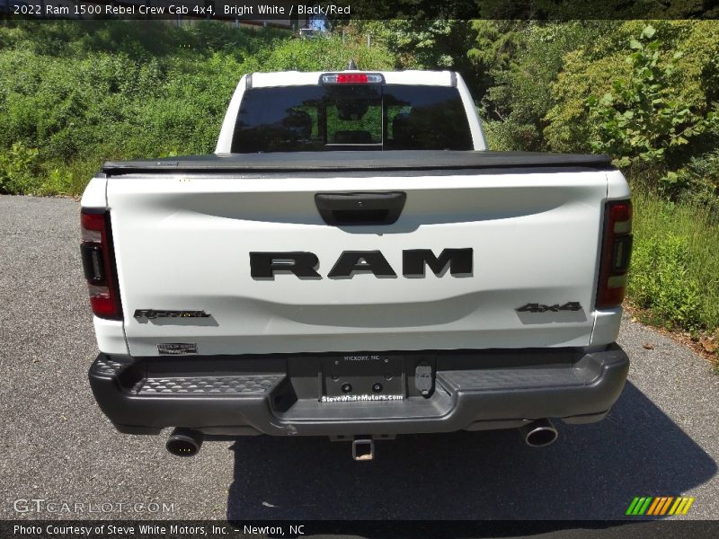 Bright White / Black/Red 2022 Ram 1500 Rebel Crew Cab 4x4