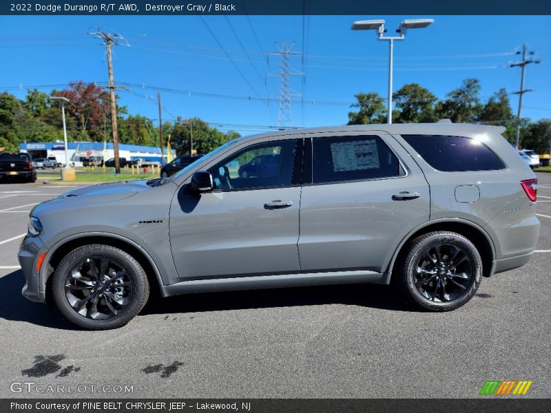 Destroyer Gray / Black 2022 Dodge Durango R/T AWD