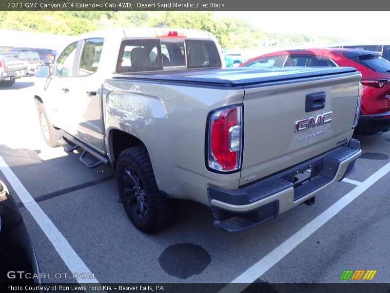 Desert Sand Metallic / Jet Black 2021 GMC Canyon AT4 Extended Cab 4WD