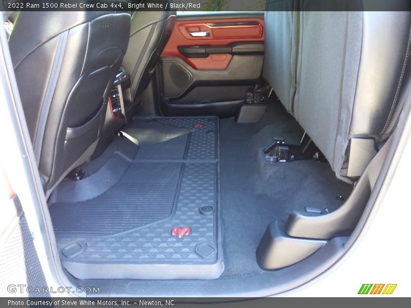 Bright White / Black/Red 2022 Ram 1500 Rebel Crew Cab 4x4