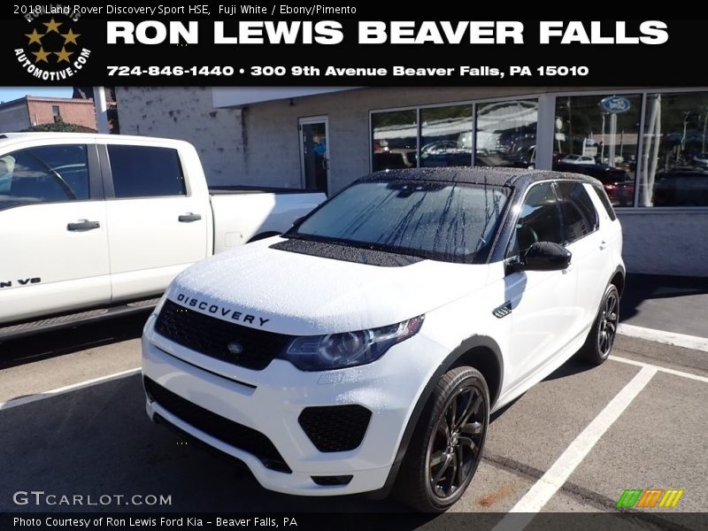 Fuji White / Ebony/Pimento 2018 Land Rover Discovery Sport HSE