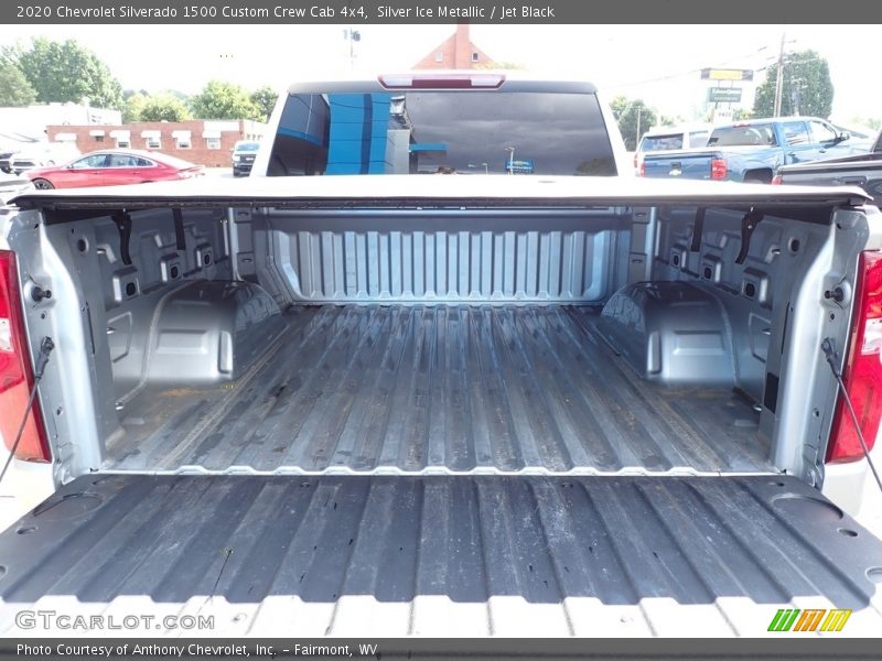 Silver Ice Metallic / Jet Black 2020 Chevrolet Silverado 1500 Custom Crew Cab 4x4