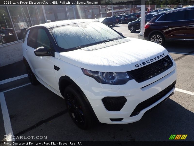 Fuji White / Ebony/Pimento 2018 Land Rover Discovery Sport HSE