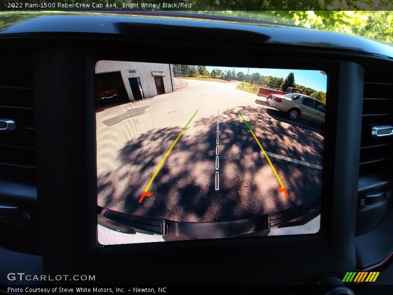 Bright White / Black/Red 2022 Ram 1500 Rebel Crew Cab 4x4