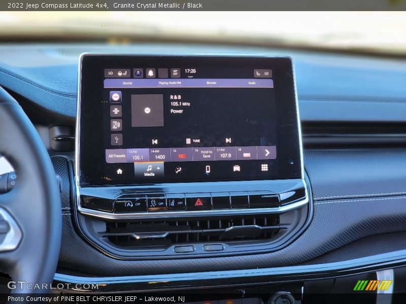 Granite Crystal Metallic / Black 2022 Jeep Compass Latitude 4x4