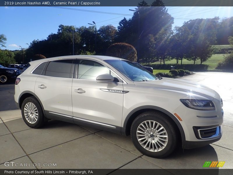 Ceramic Pearl / Cappuccino 2019 Lincoln Nautilus AWD