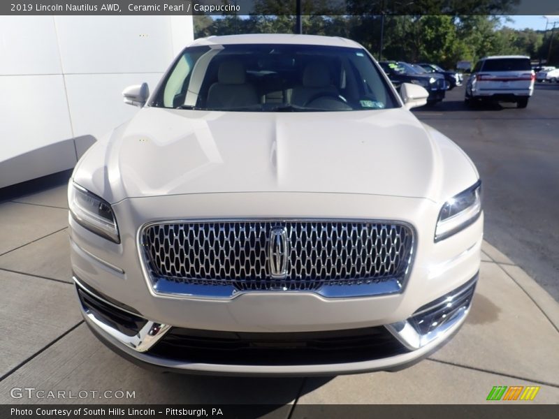 Ceramic Pearl / Cappuccino 2019 Lincoln Nautilus AWD