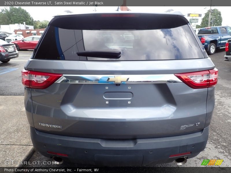 Satin Steel Metallic / Jet Black 2020 Chevrolet Traverse LT