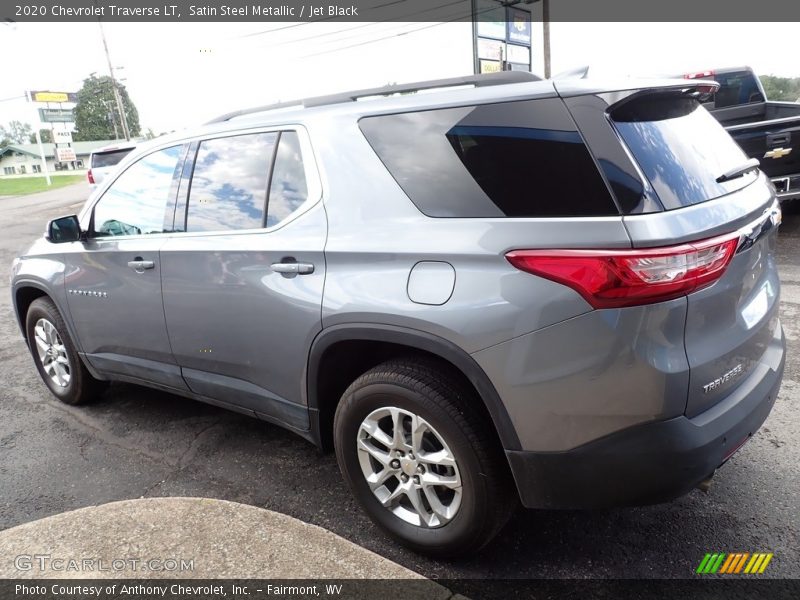 Satin Steel Metallic / Jet Black 2020 Chevrolet Traverse LT