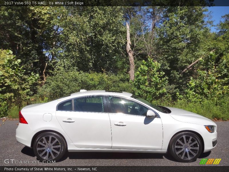 Ice White / Soft Beige 2017 Volvo S60 T6 AWD