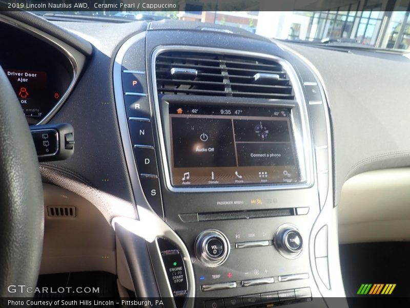 Ceramic Pearl / Cappuccino 2019 Lincoln Nautilus AWD
