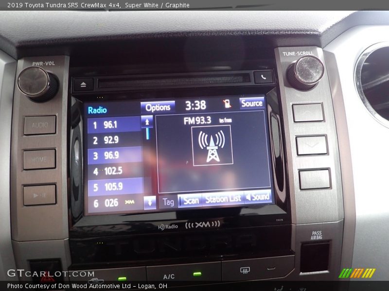Super White / Graphite 2019 Toyota Tundra SR5 CrewMax 4x4