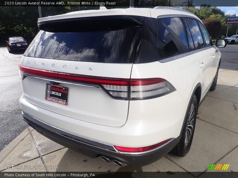 Pristine White / Ebony Roast 2020 Lincoln Aviator Reserve AWD