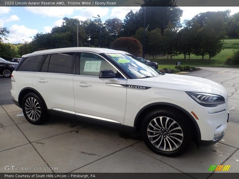 Pristine White / Ebony Roast 2020 Lincoln Aviator Reserve AWD