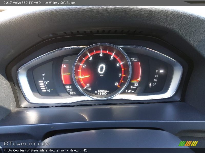  2017 S60 T6 AWD T6 AWD Gauges