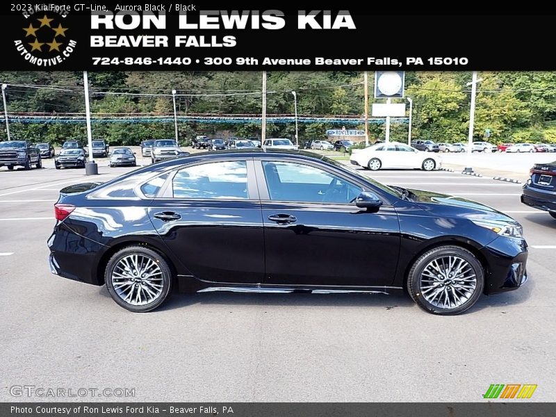 Aurora Black / Black 2023 Kia Forte GT-Line