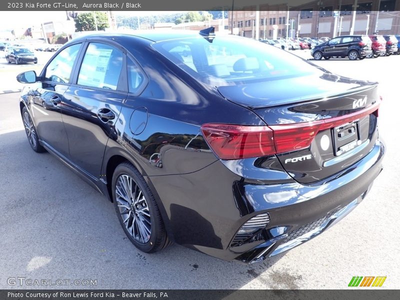Aurora Black / Black 2023 Kia Forte GT-Line