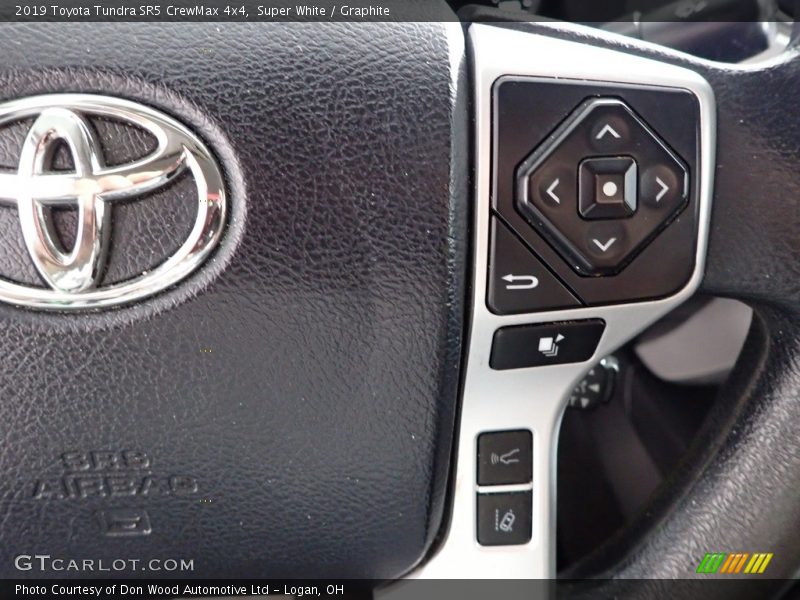 Super White / Graphite 2019 Toyota Tundra SR5 CrewMax 4x4