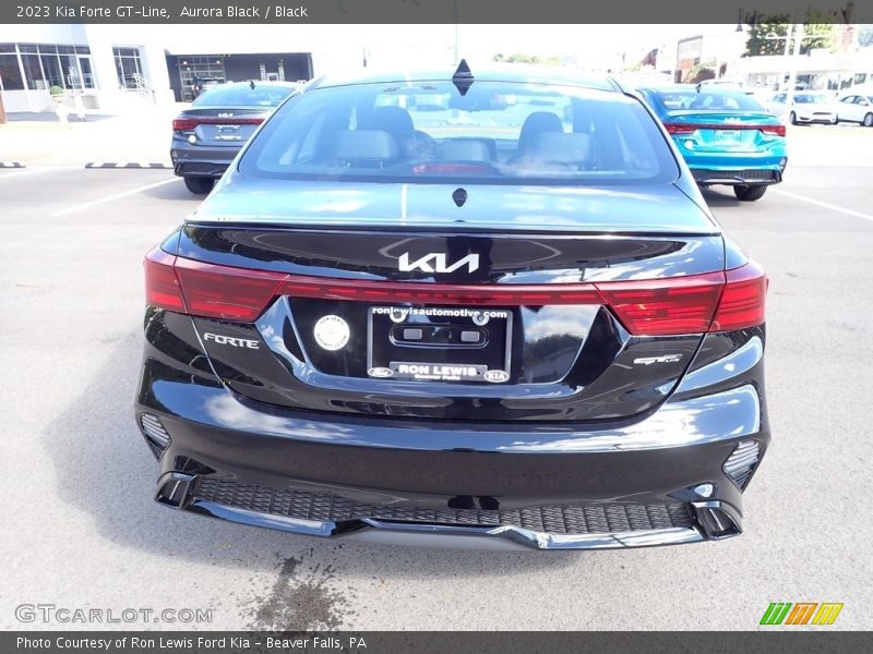Aurora Black / Black 2023 Kia Forte GT-Line