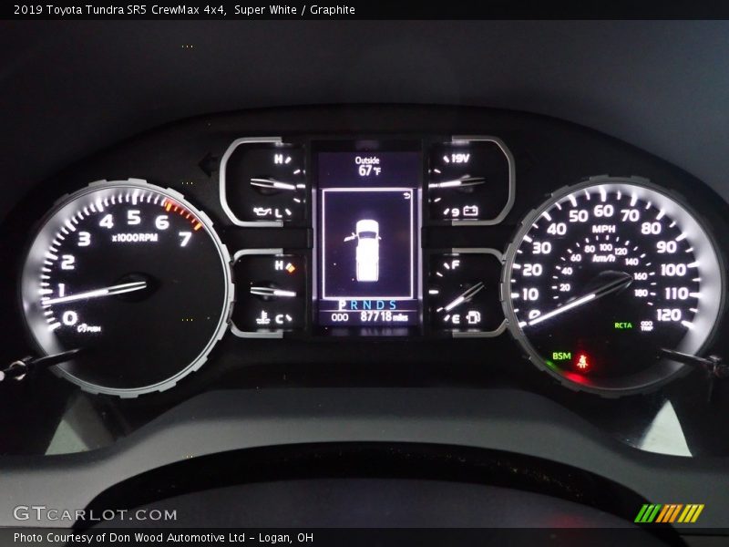 Super White / Graphite 2019 Toyota Tundra SR5 CrewMax 4x4
