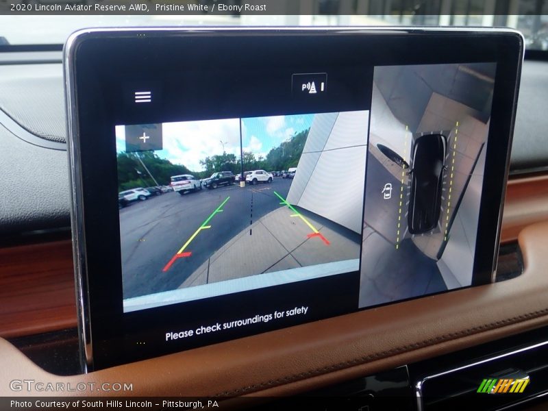 Pristine White / Ebony Roast 2020 Lincoln Aviator Reserve AWD