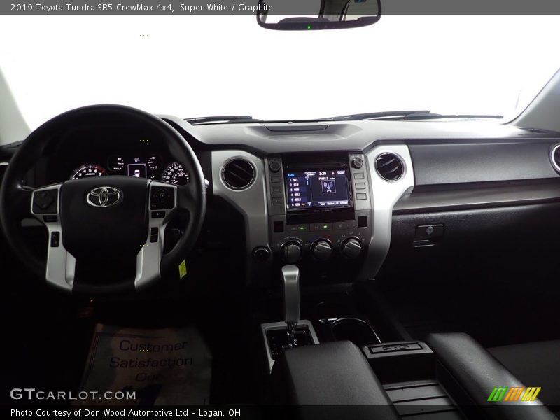 Super White / Graphite 2019 Toyota Tundra SR5 CrewMax 4x4