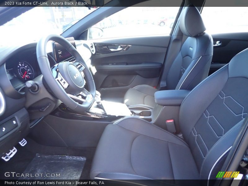 Aurora Black / Black 2023 Kia Forte GT-Line