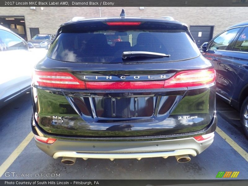 Diamond Black / Ebony 2017 Lincoln MKC Black Label AWD