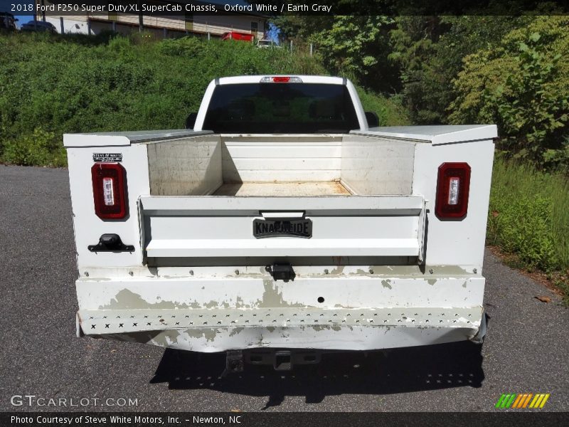 Oxford White / Earth Gray 2018 Ford F250 Super Duty XL SuperCab Chassis