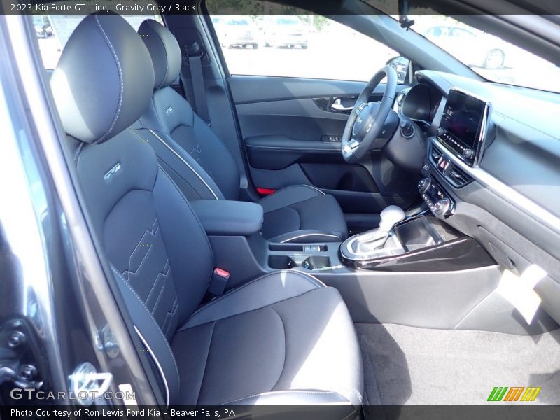 Gravity Gray / Black 2023 Kia Forte GT-Line