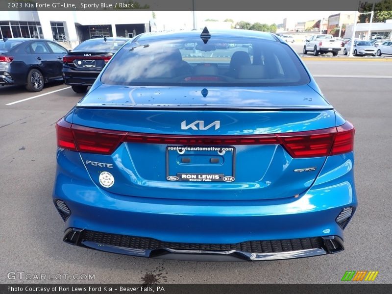 Sporty Blue / Black 2023 Kia Forte GT-Line