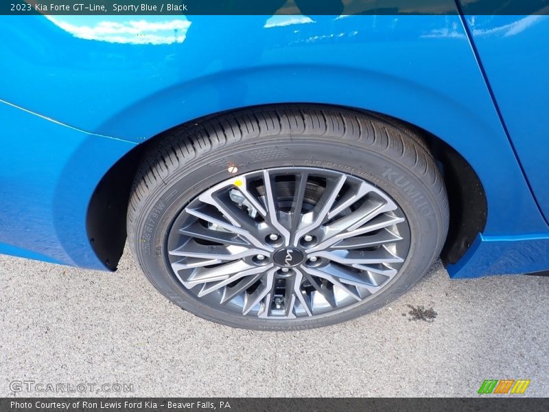 Sporty Blue / Black 2023 Kia Forte GT-Line