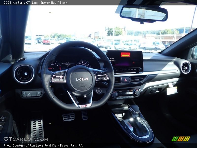 Sporty Blue / Black 2023 Kia Forte GT-Line