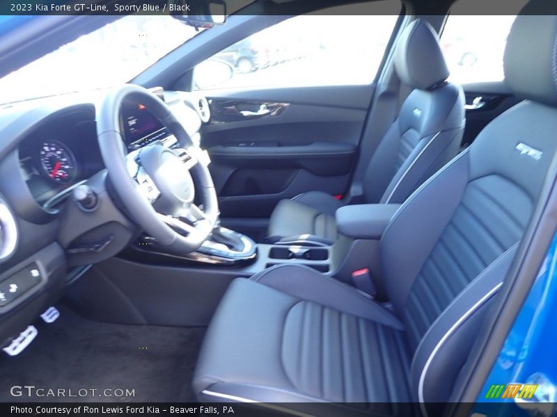 Sporty Blue / Black 2023 Kia Forte GT-Line