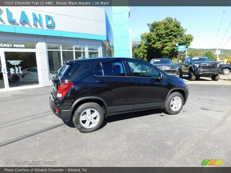 Mosaic Black Metallic / Jet Black 2022 Chevrolet Trax LS AWD